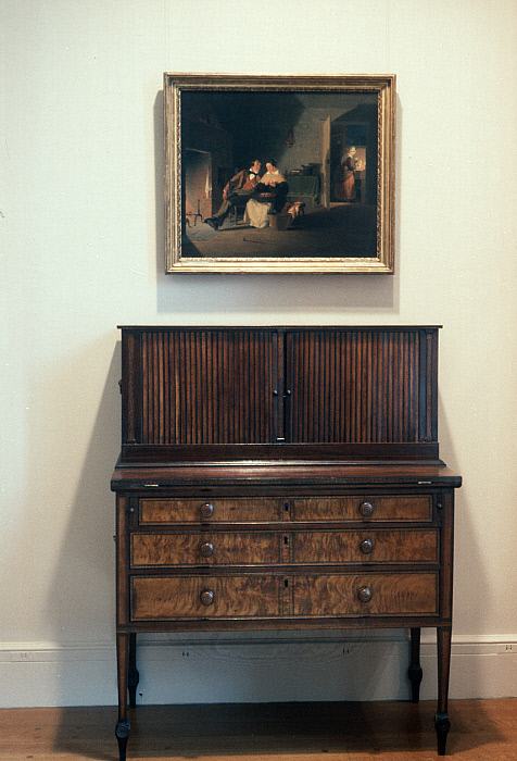 Tambour Desk and Bookcase Slider Image 2